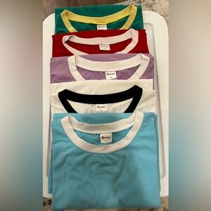 Vibrant Women’s Short Sleeve Tees - Set of 5
